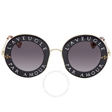 gg0113s gucci|Gucci Grey Gradient Round Sunglasses GG0113S.